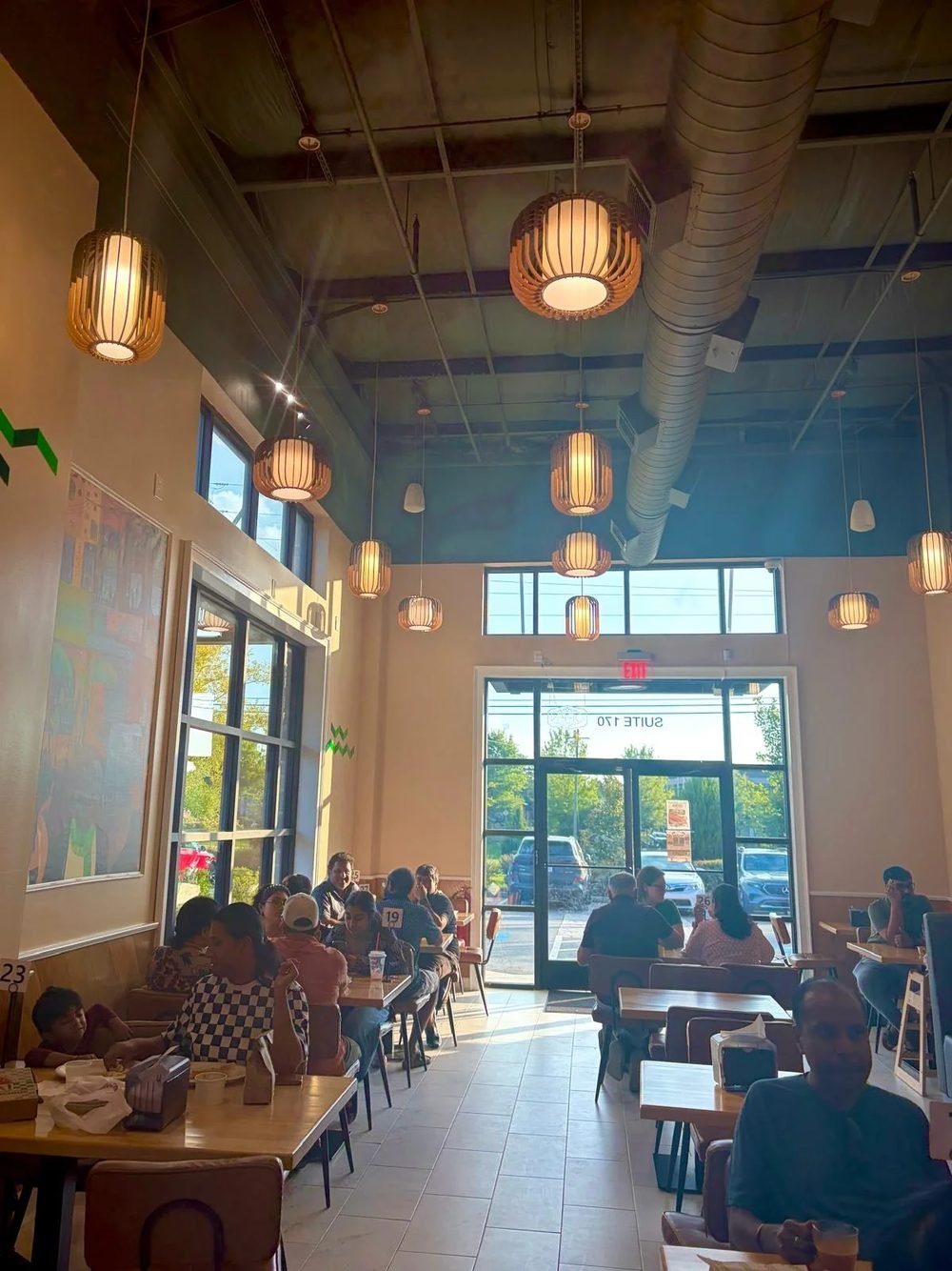 Inside the Chai Garam cafe in Suwanee